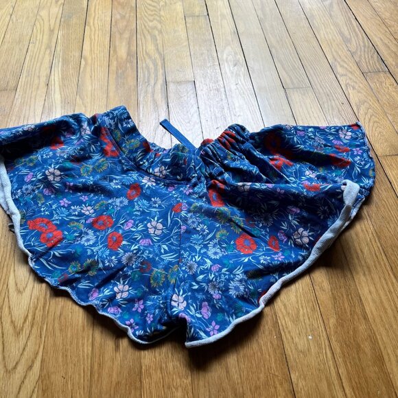 Intimately Free People Size XS Blue Floral A Go-Go Flouncy Summer Swing Shorts - Picture 5 of 10